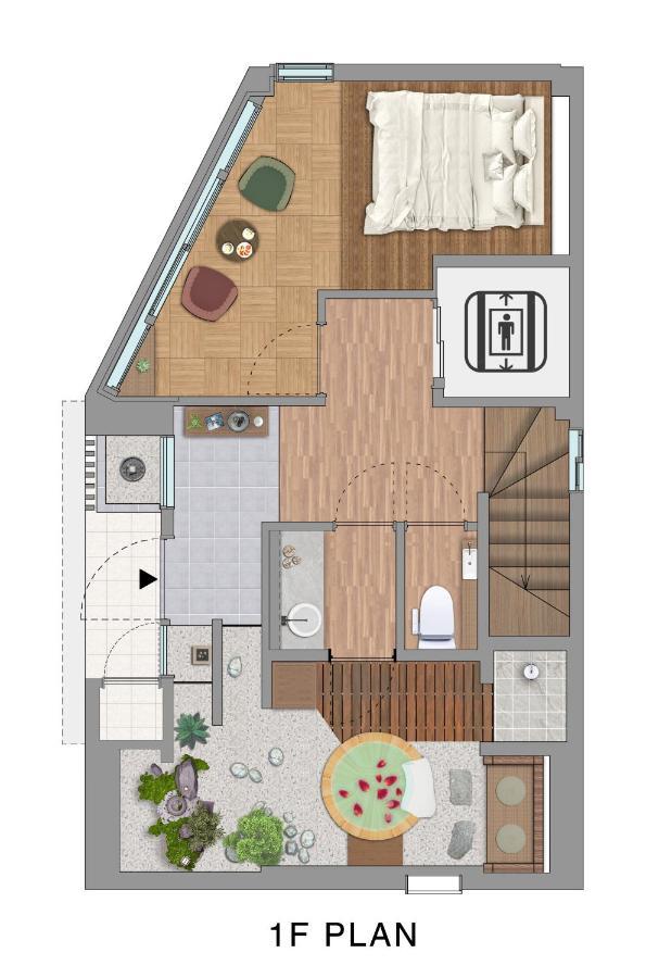 Villa 古今 天下茶屋 With A Private Parking Lot And A Half Open-Air Bath And Direct To Kix Osaka Exterior foto